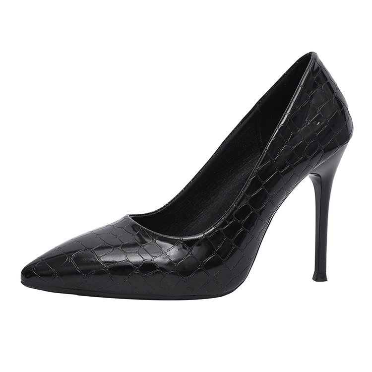 Spring New Arrival Black Plus-Size Stiletto Heels foto 3