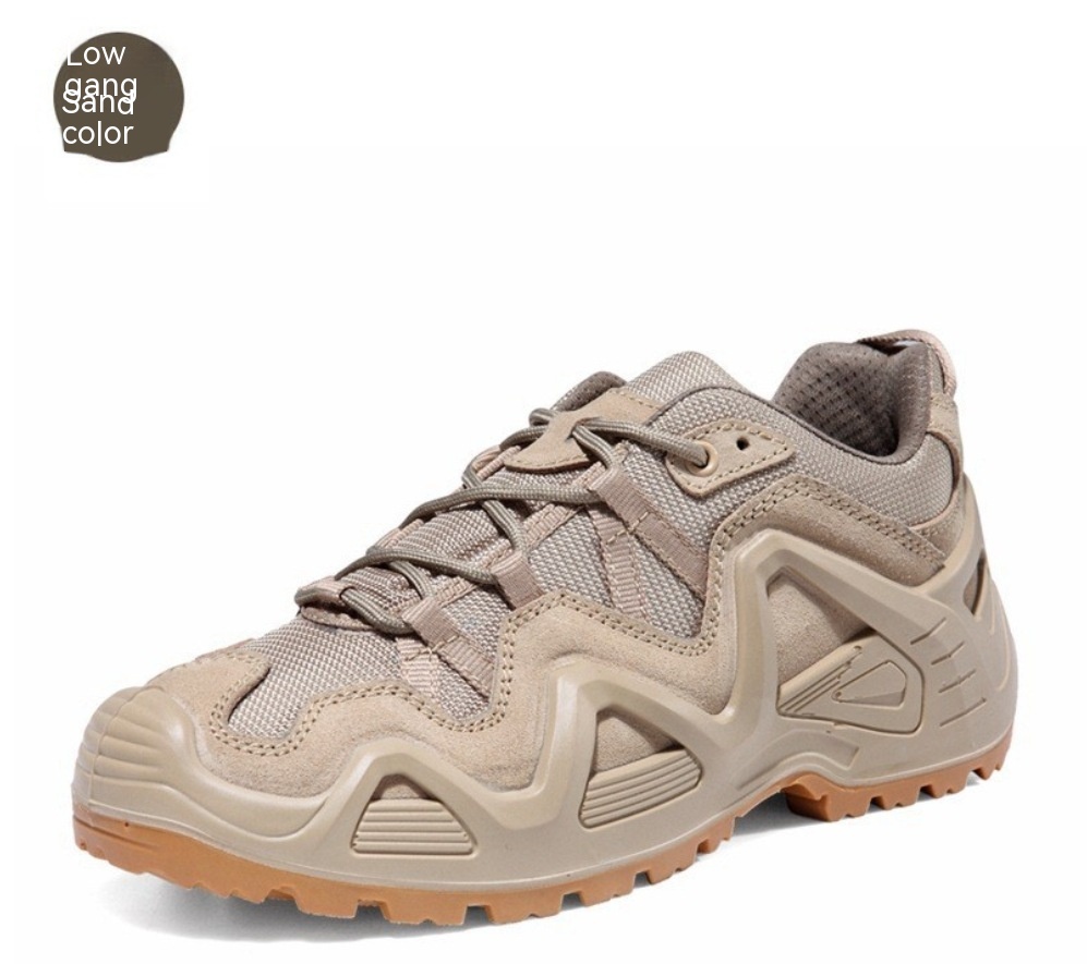 Mid-top High-top Military Fans Outdoor Training Hiking Shoes Military Fans Combat Boots foto 3