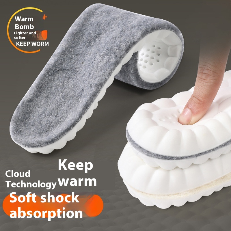 Thick Warm And Comfortable Real Cashmere Insole foto 4