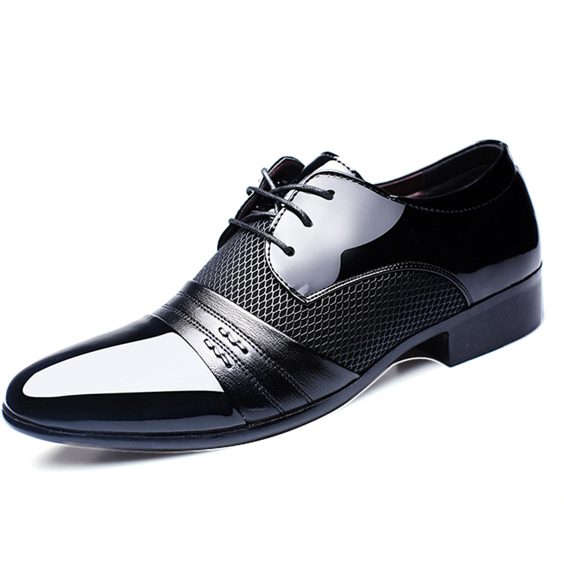 Fashionable Korean-style Leather Shoes For Men foto 3