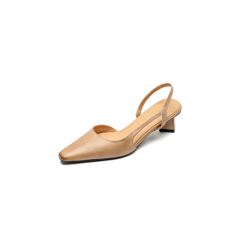 Chunky-heeled Mid-heel Fashion Womens Sandals