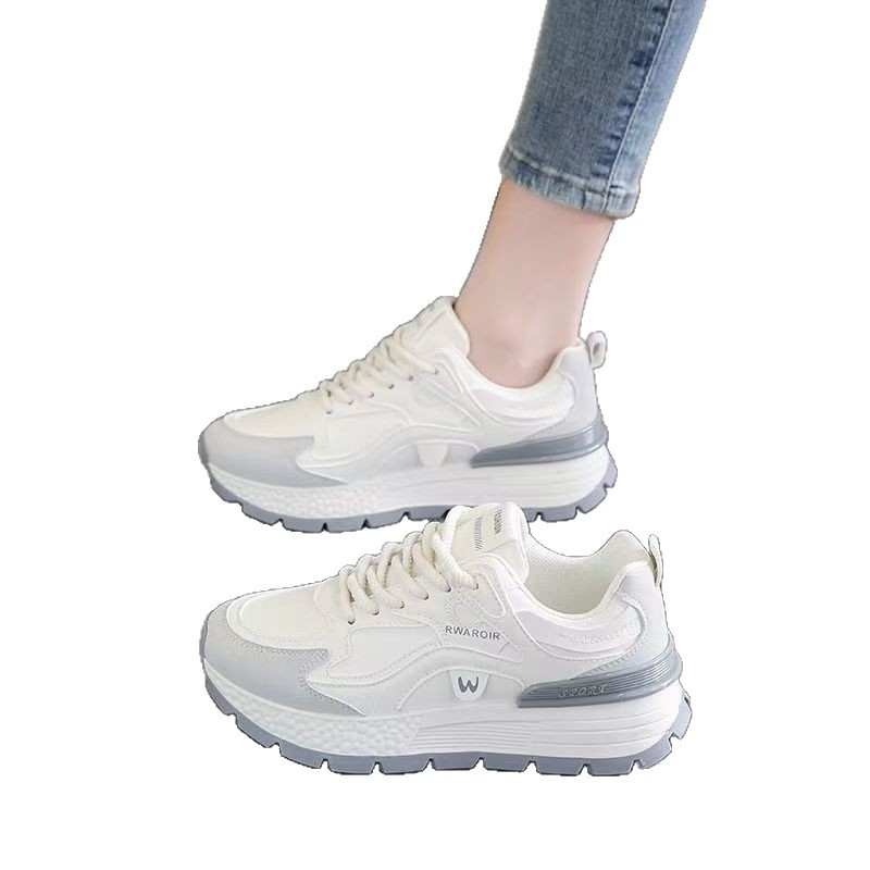 Versatile Womens Leather Shoes With Thick Soles foto 3