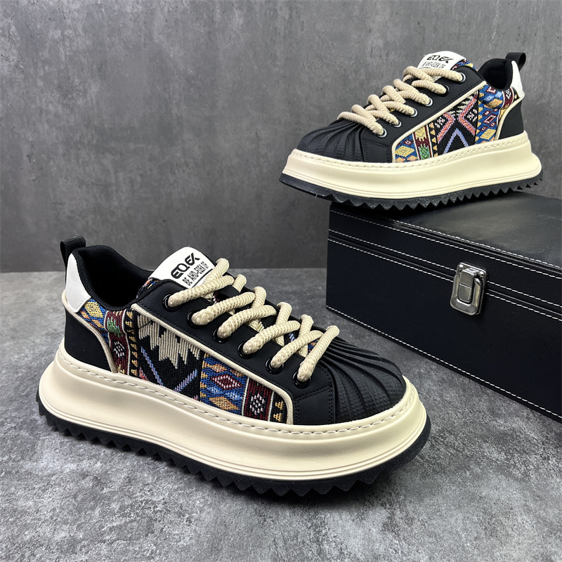 Men's Fashion Printing Soft Bottom Casual Shoes foto 4