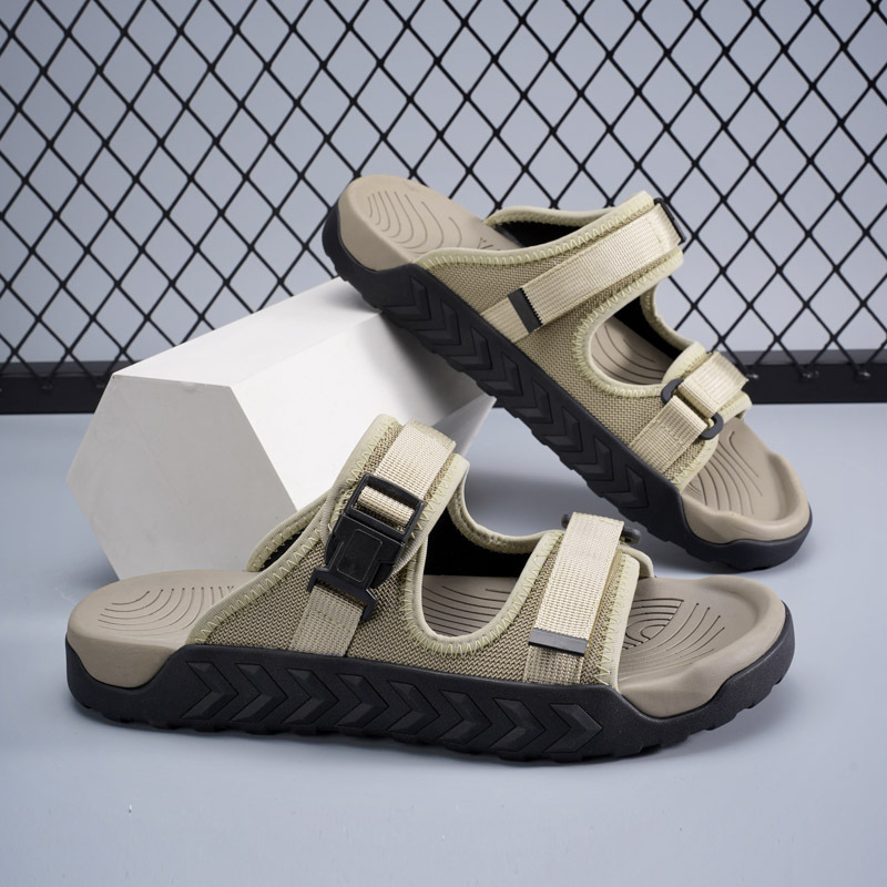 Sandals Men's Summer Outdoor New Flow Anti-driving Dual-use Casual Beach Slippers foto 2