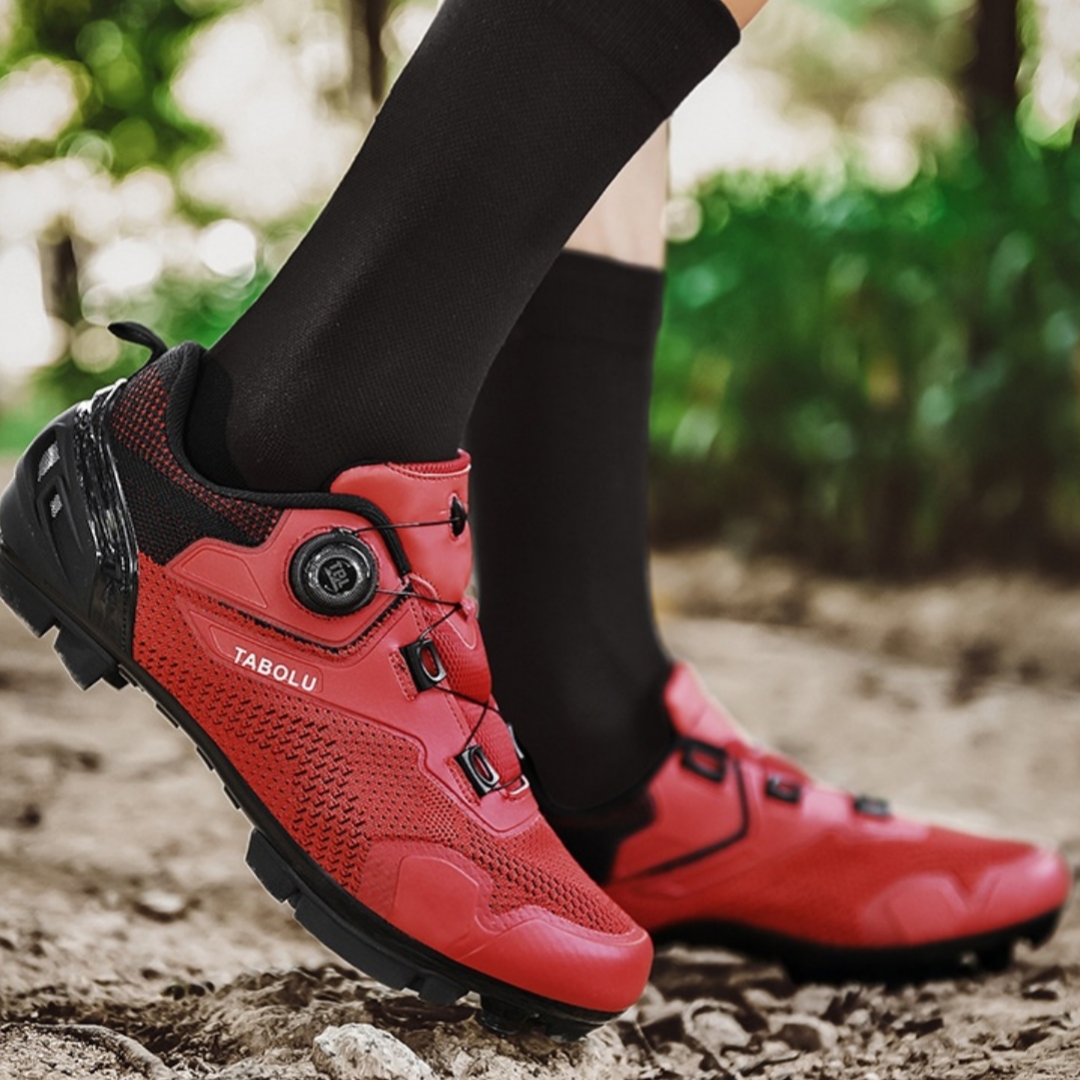 Breathable Bicycle Cycling Shoes Men's Road Bike Lock foto 5