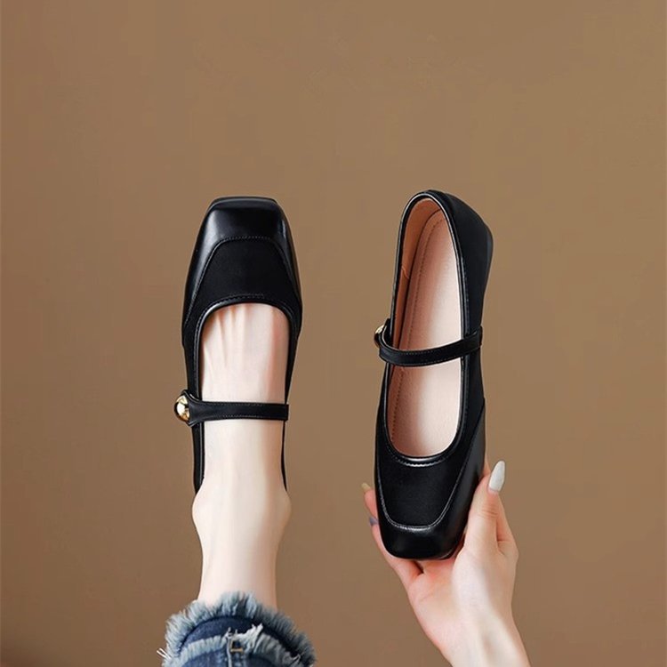 French Style Mary Jane Shoes Women's Flat Bottom foto 3