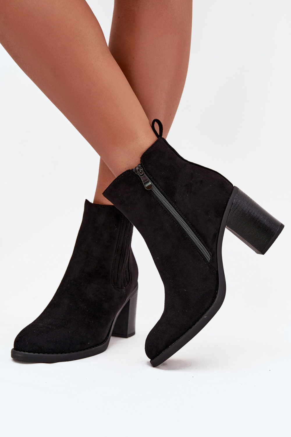 Laarsjes met hoge hak Step in style