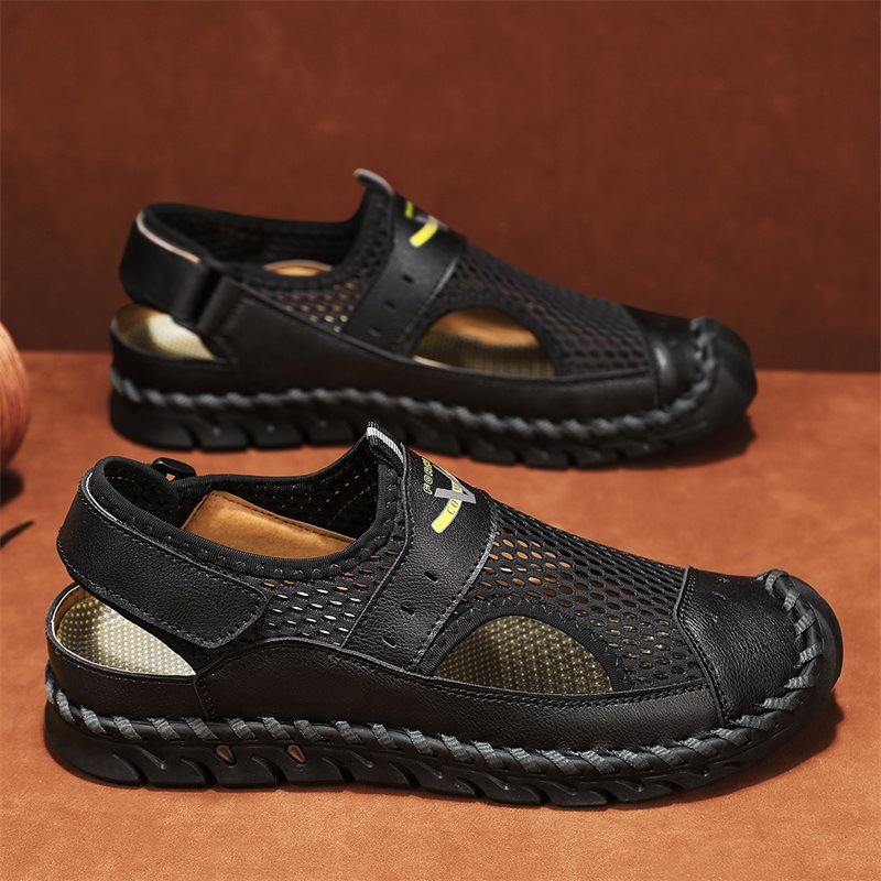 Men's Mesh Breathable Summer Hollow Shoes foto 2