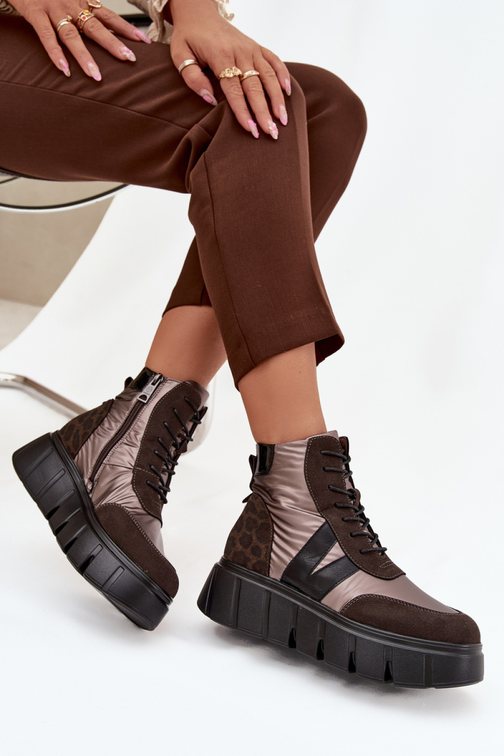 Platform boots Step in style