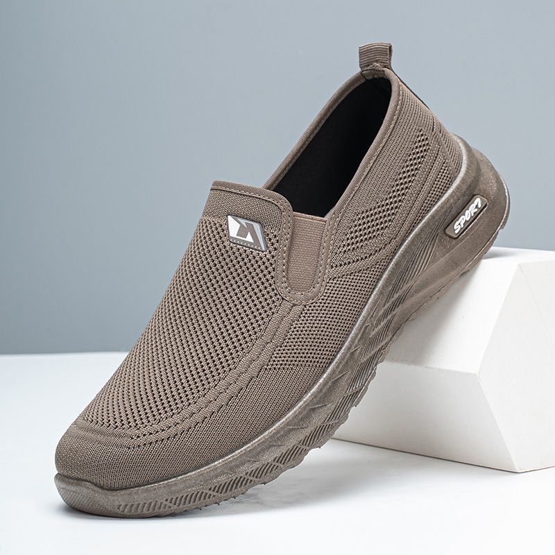 Old Beijing Cloth Shoes Mens Springautumn Slip-on Shoes foto 3