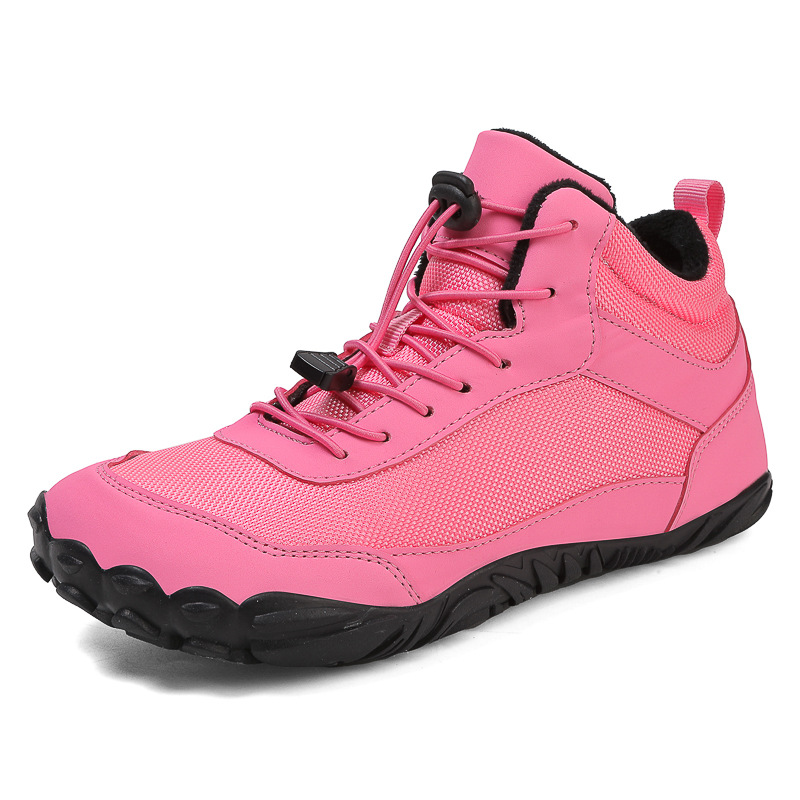 Fleece-lined Waterproof Snow Boots Couple High-top Casual Cotton Shoes foto 4