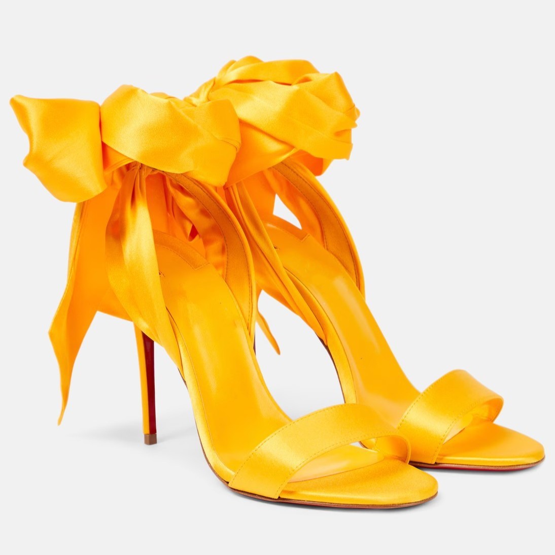 Women's Fashion Satin Bow Open Toe Sandals foto 2