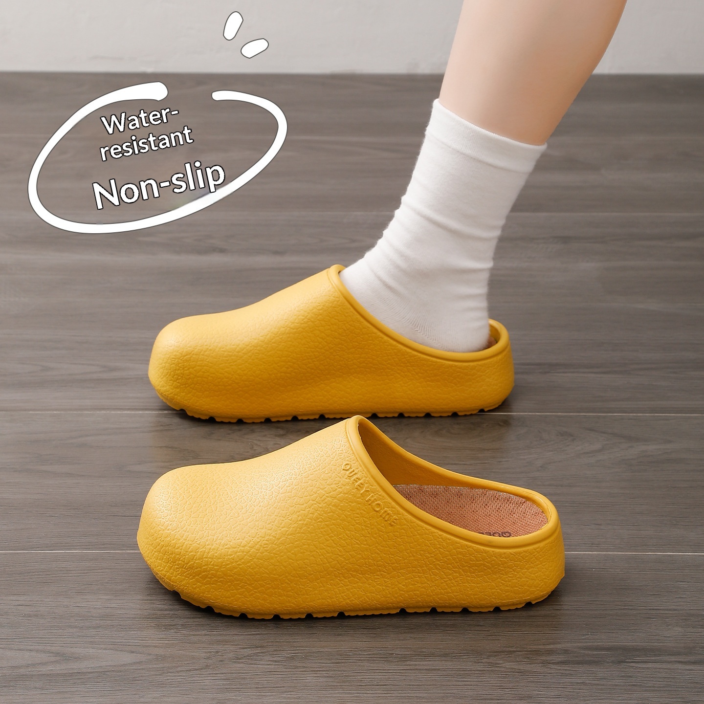 Outdoor Birkenstock-Style Women's Sandals - Soft-Sole Non-Slip Closed-Toe House Slippers - Unisex Slip-On Half Slippers foto 4