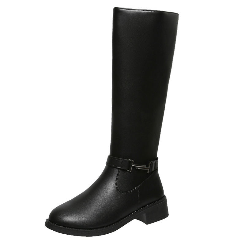 Women's Winter Chunky Heel Round Head Knight Over The Knee Boots foto 4