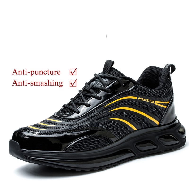 Super Fiber Leather Labor Protection Shoes With Anti Smashing Function foto 4