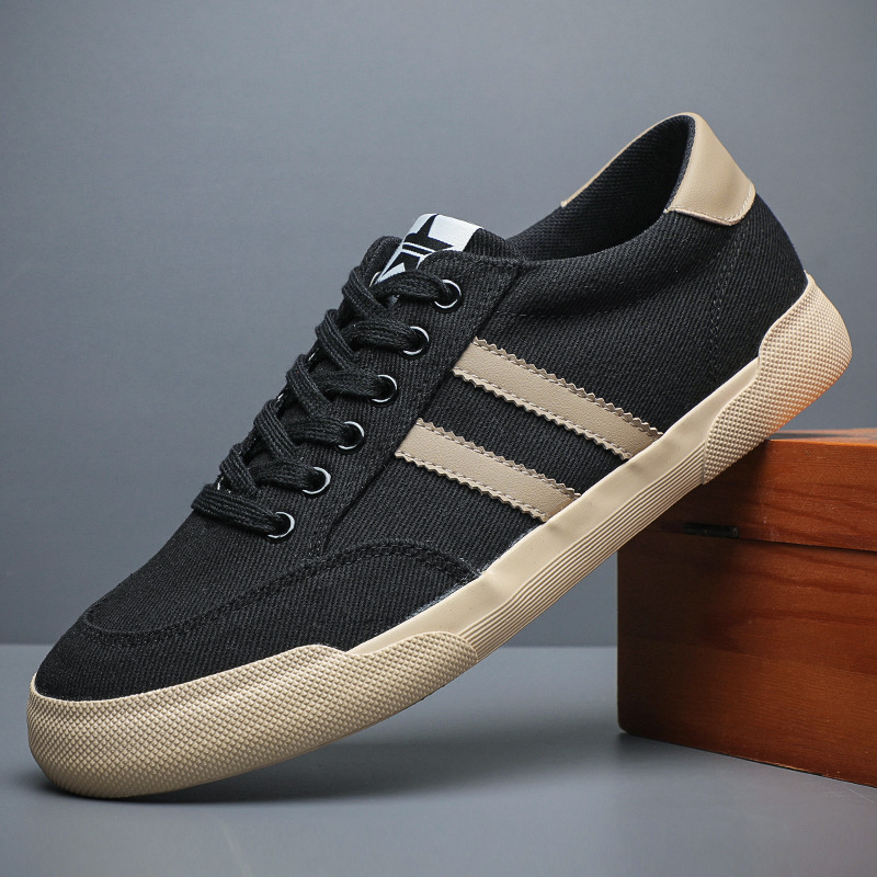 Fashion Personality Men's Canvas Casual Shoes foto 2
