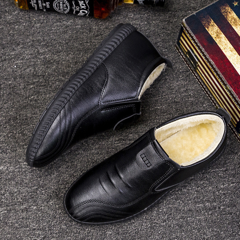 Men's Winter Fur Cold-resistant Warm Shoes foto 2