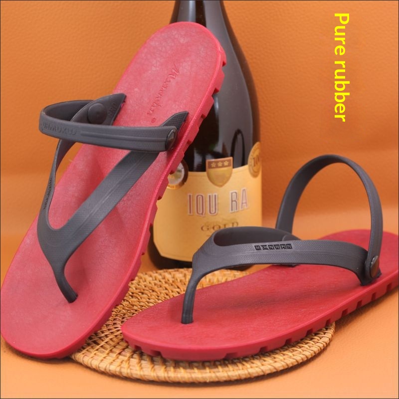 Rubber Wear-resistant Lightweight Breathable And Cool Flip-flops foto 5