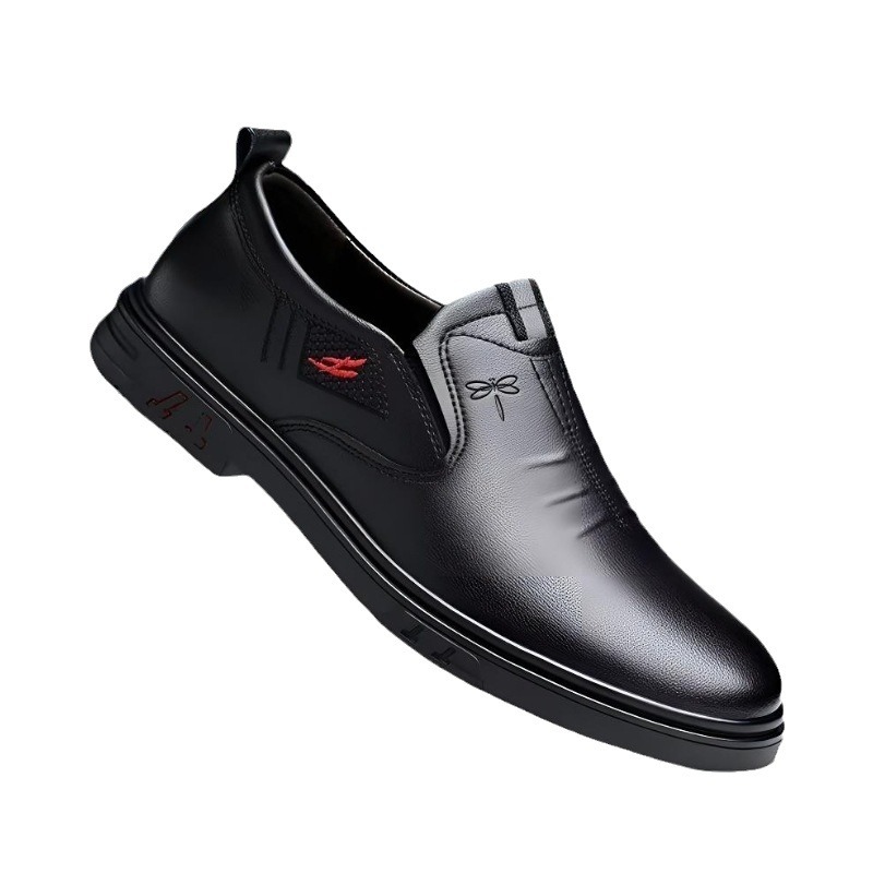 Men's Casual Leather Shoes Slip-on Soft Sole Soft Leather foto 5