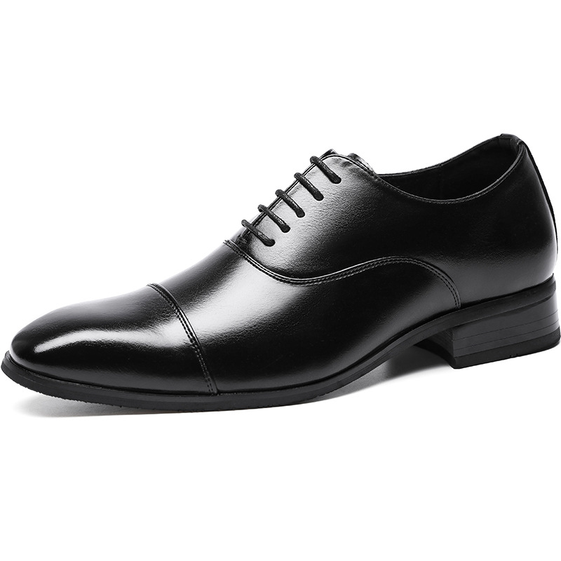 Men's Business Show Xu Japanese Oxford Leather Shoes foto 4