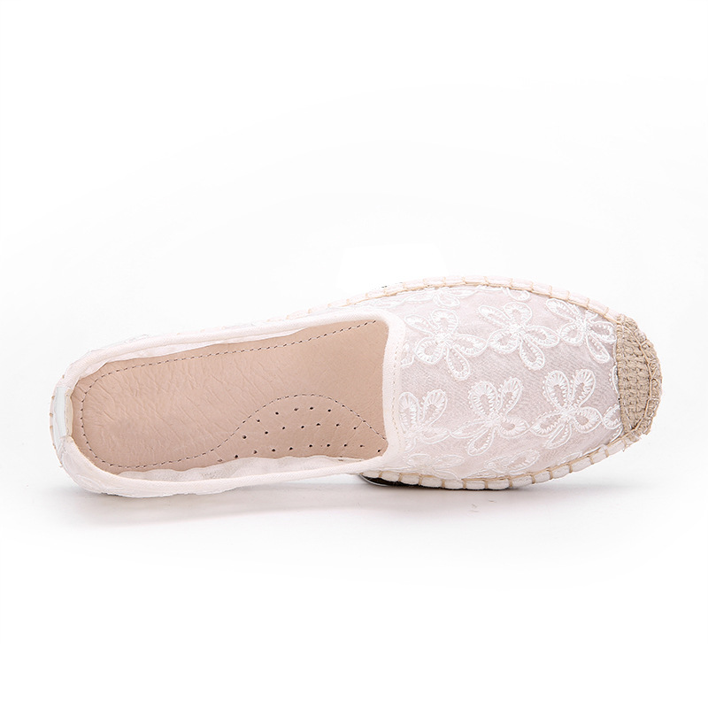 Thin Pumps Linen Fisherman Shoes For Women foto 4