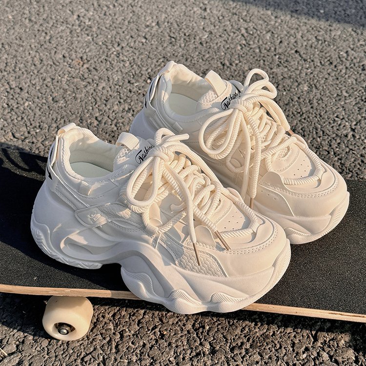 Women's Platform Fashion Lace Up Casual Sneakers foto 5