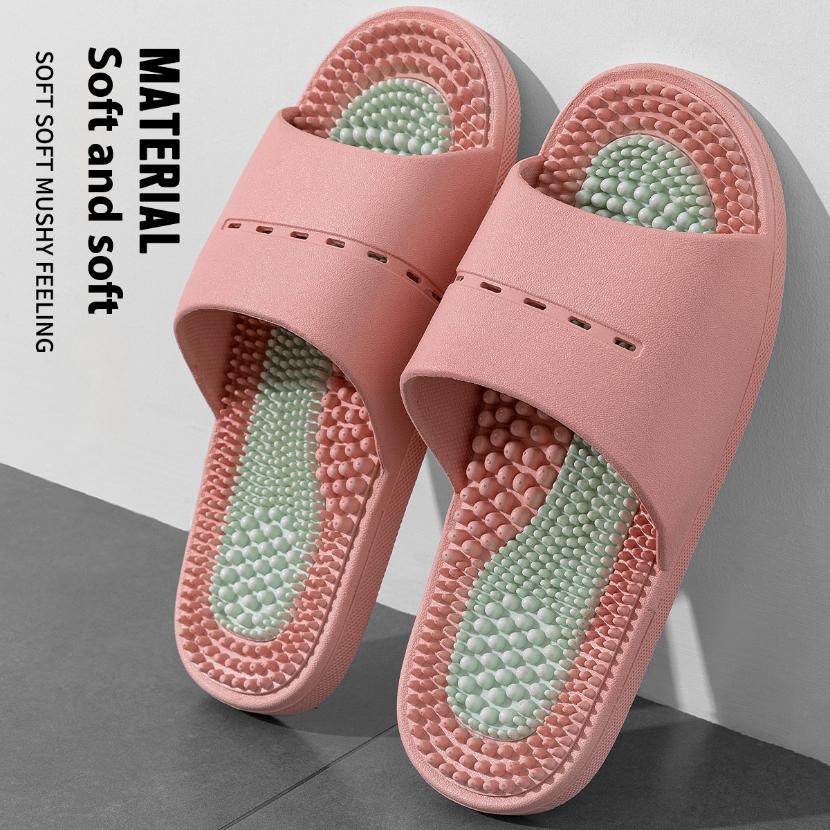 Ball Massage Sandals Bathroom Bath Non-slip Wear-resistant Anti-slip Bath Mat Pedicure foto 4