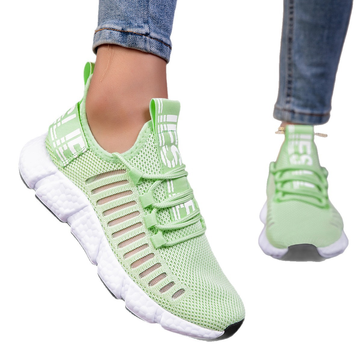 Couple's Breathable Casual Sneaker Hollow Running foto 5
