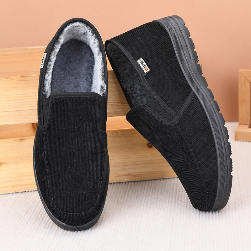 Autumn And Winter Old Beijing Cloth Shoes Fleece-lined Thickened foto 4