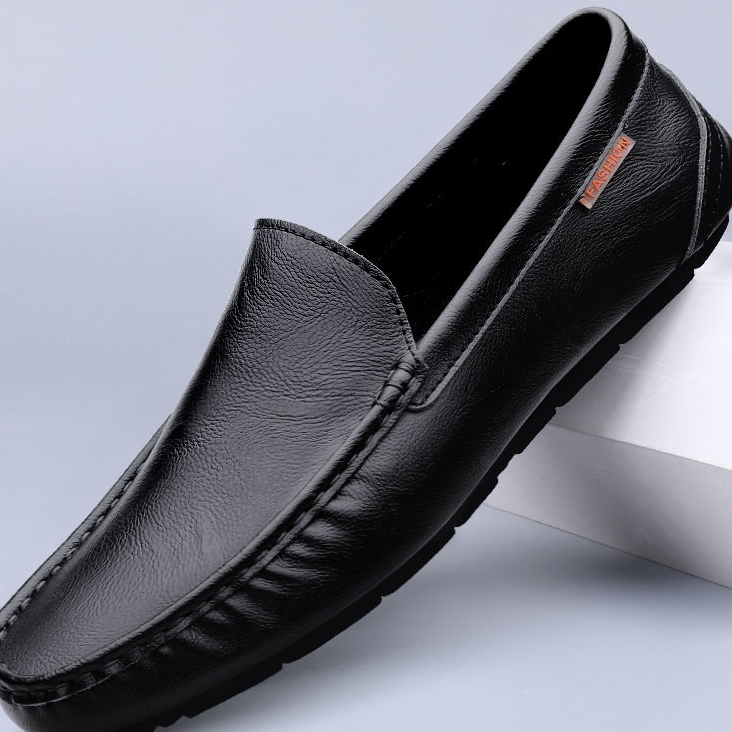 Men's Leather Shoes Casual Soft Leather foto 5