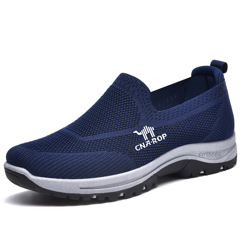 Flying Woven Breathable Mesh Sports Men's Shoes foto 2