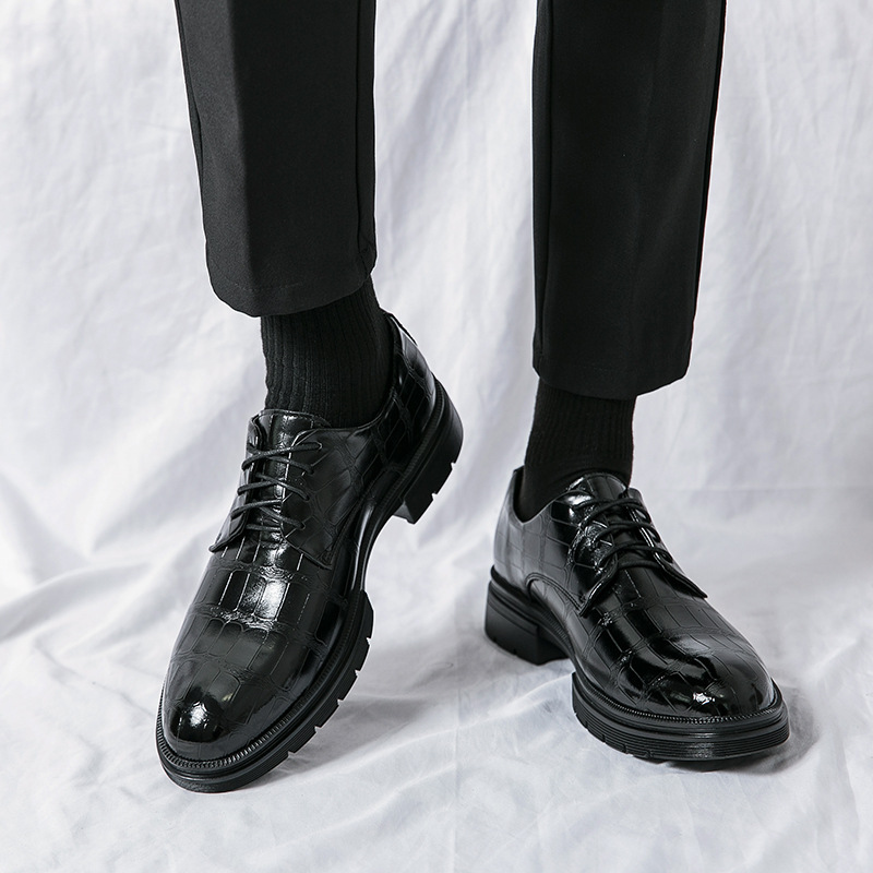 Men's Comfortable Breathable Tassel Slip-on Slip On Loafers Business Casual Leather Shoes foto 3