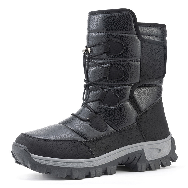 Men And Women Fleece-lined Warm Snow Boots foto 2
