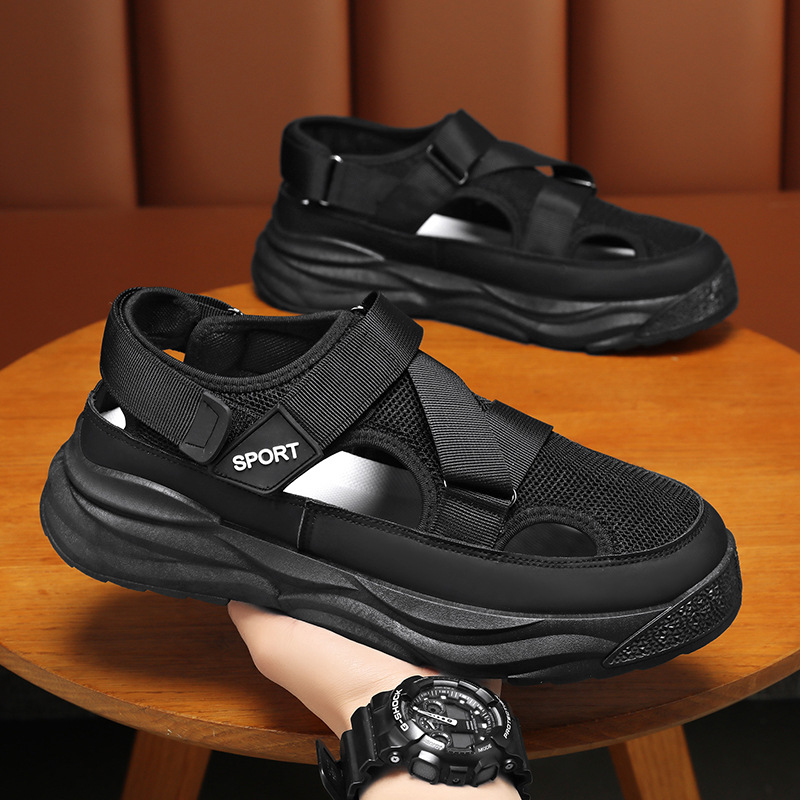Men's Fashion Casual Closed Toe Sneaker Sandals foto 5