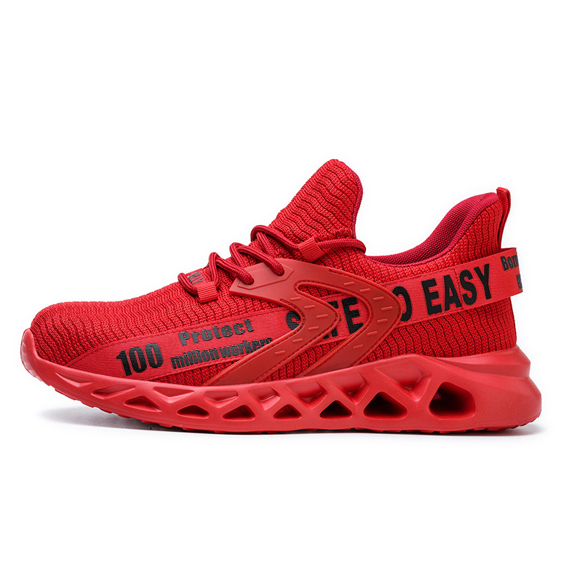 Fly-knit Upper Labor Protection Shoes Are Light And Comfortable foto 5