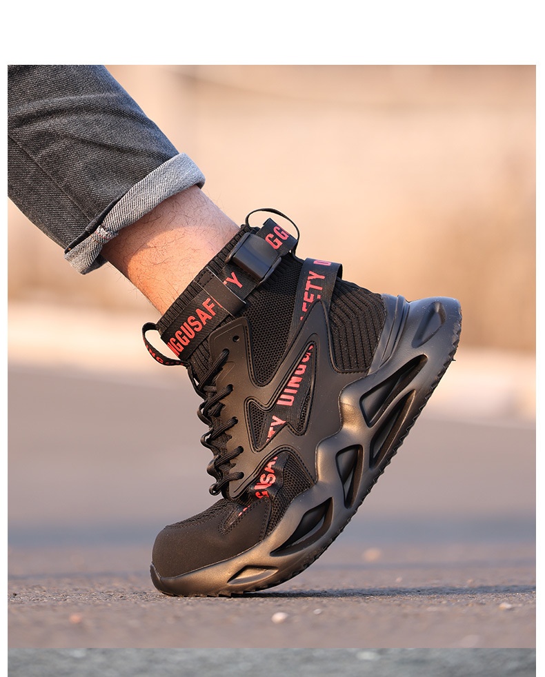 Steel-toe Work Shoes With Anti-smash And Puncture-resistant Features foto 5
