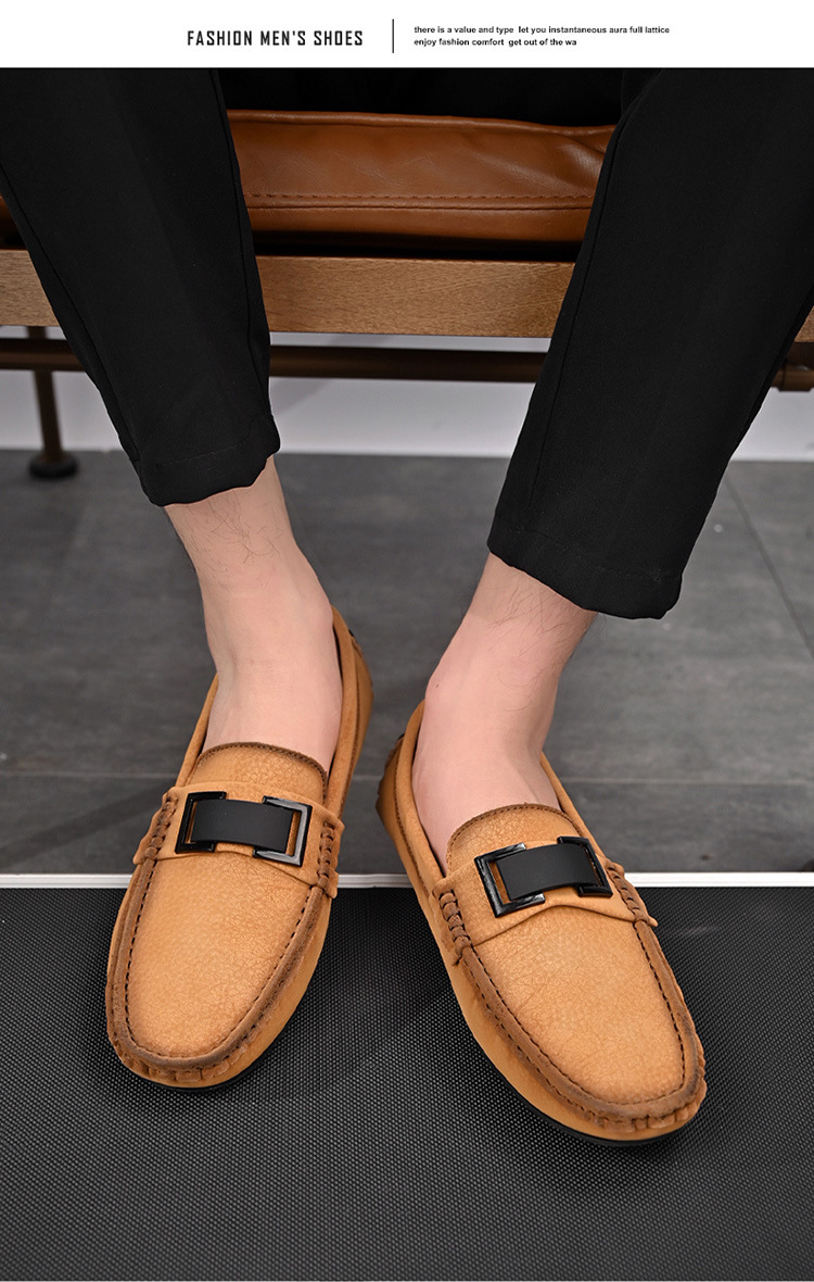 Summer Lightweight Plus Size Cowhide Casual Shoes foto 5