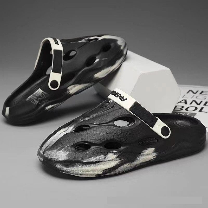 Hole Shoes EVA Non-slip Breathable Fashion Camouflage Summer Slippers foto 3
