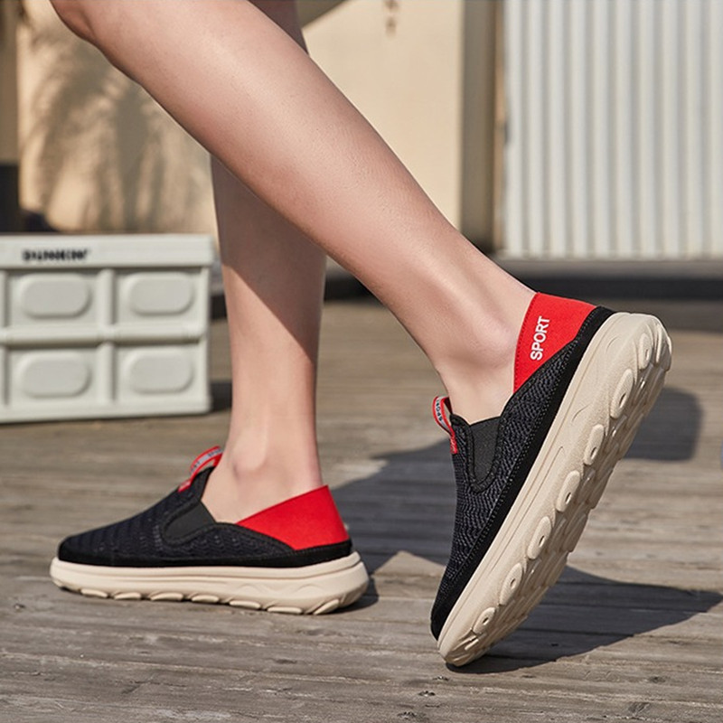 Men's Mesh Sneaker Breathable Lightweight Outdoor Slip-on foto 2