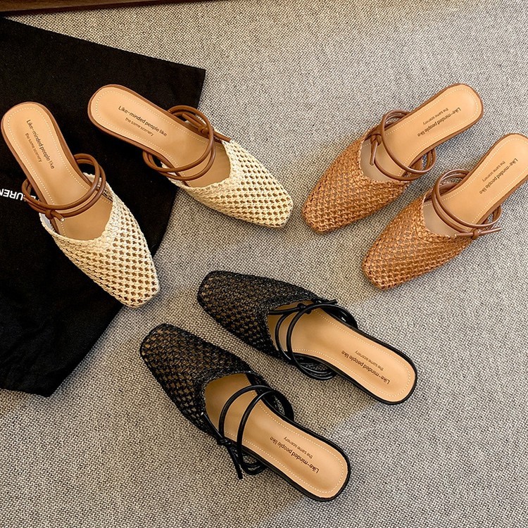 Early Autumn New Arrival Outerwear French Fairy Style Chunky-Heel Resort Shoes foto 4