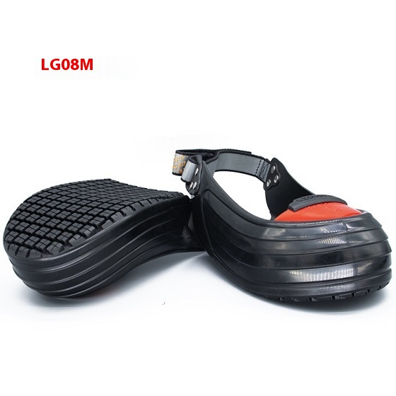 Lightweight Aluminum Titanium Alloy Labor Protection Shoes Head Non-slip Rubber Sole Shoe Cover foto 5
