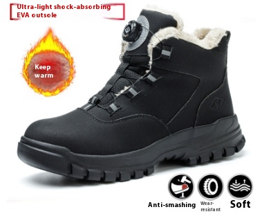 High Top Safety Shoes For Men All Seasons Anti-smash And Anti-puncture foto 5