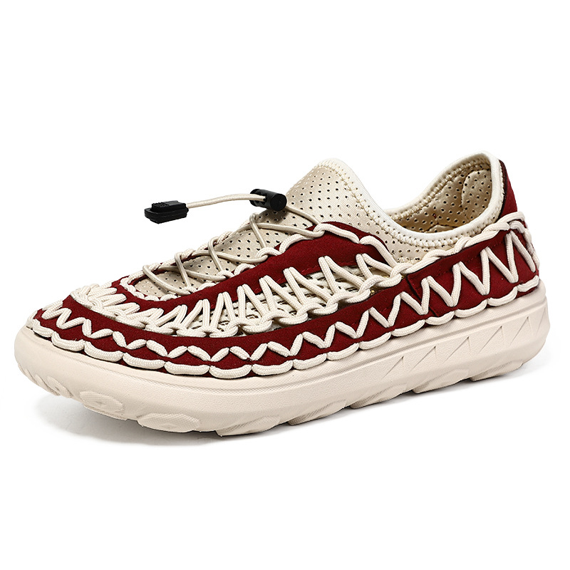 Mens Breathable Openwork Casual Mesh Slip-on Shoes foto 2