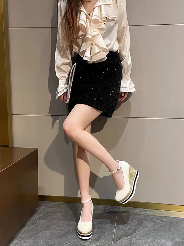 Round-toe Wedge High Heels For Women foto 3