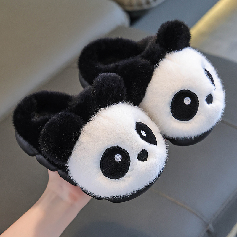 Winter Cotton Slippers For Children Warm And Fleece-lined Cotton Shoes foto 3