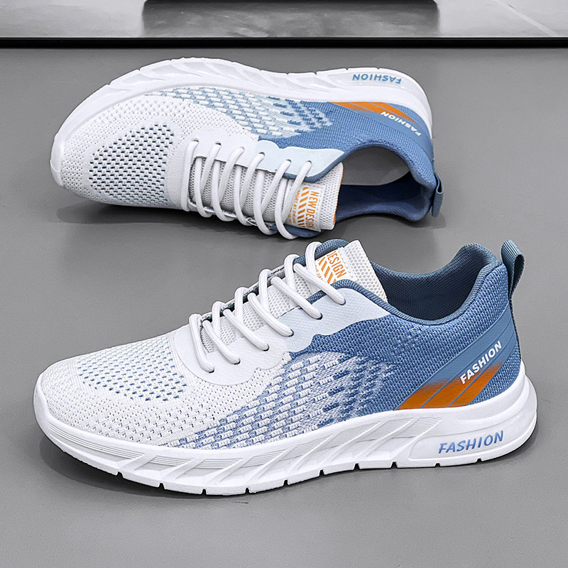 Breathable Mesh Shoes Fly Woven Mesh Casual Running Sneaker foto 4