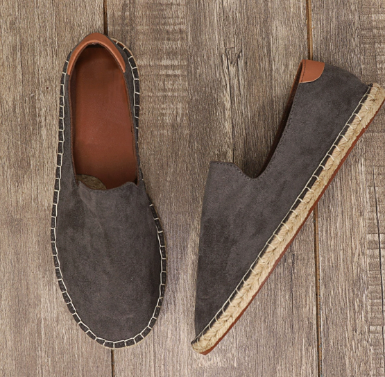 Sweat-absorbent Breathable Lazy Cloth Shoes Loafers Men foto 4