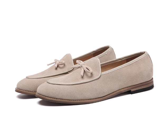 Genuine Leather Suede Slip-on Loafers foto 3