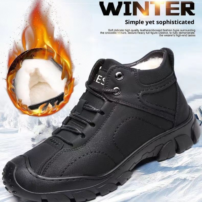 Outdoor Thermal Shoes With Front Laces foto 4