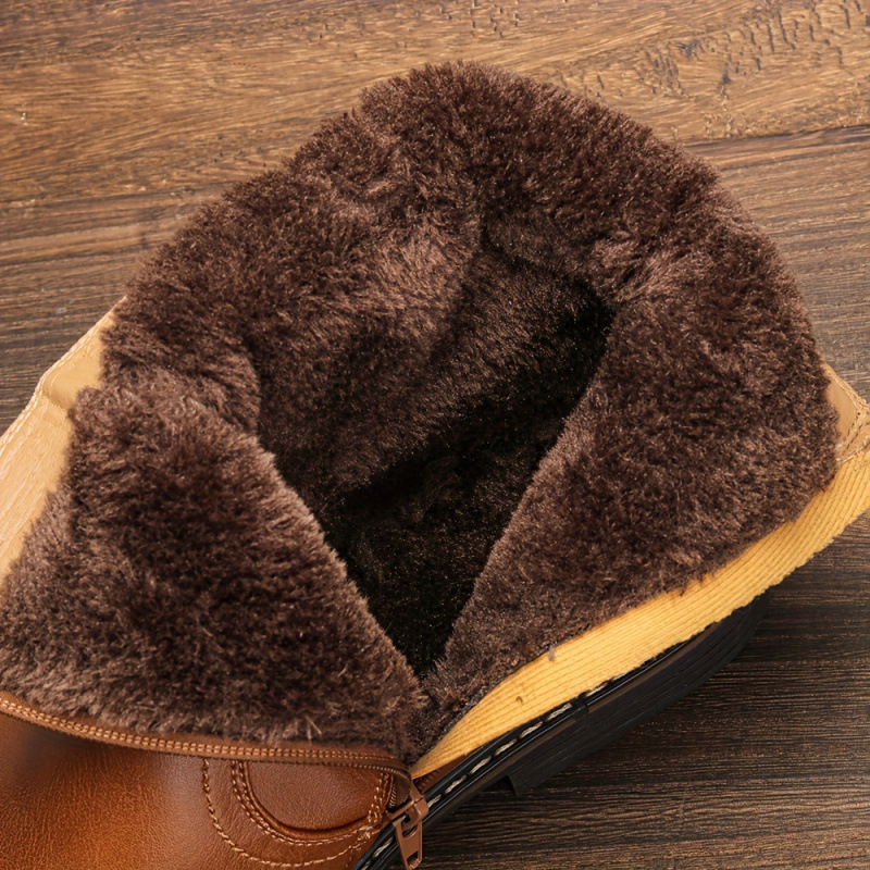 Dress Boots With Zipper Faux Fur foto 3